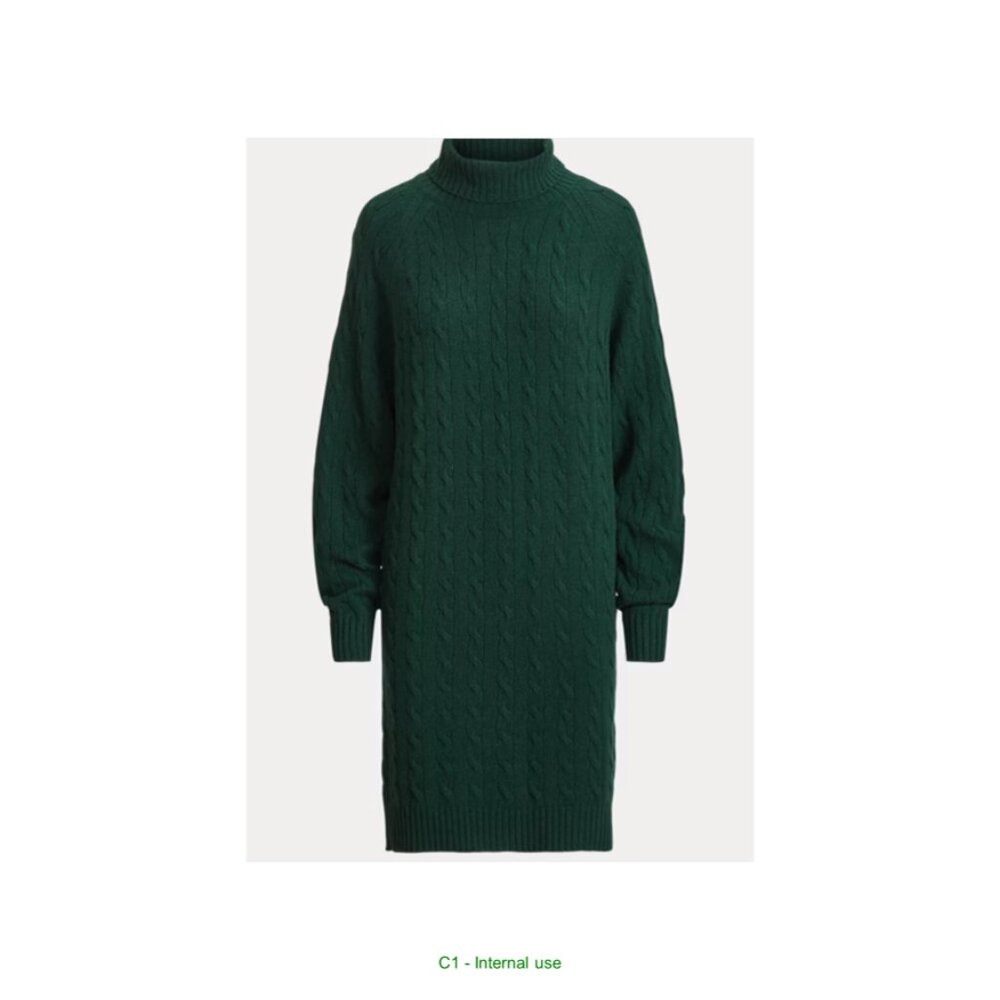 Polo Ralph Lauren_Wool-Cashmere Turtleneck Sweater Dress_Size M